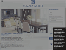 Tablet Screenshot of mazzeamobili.it